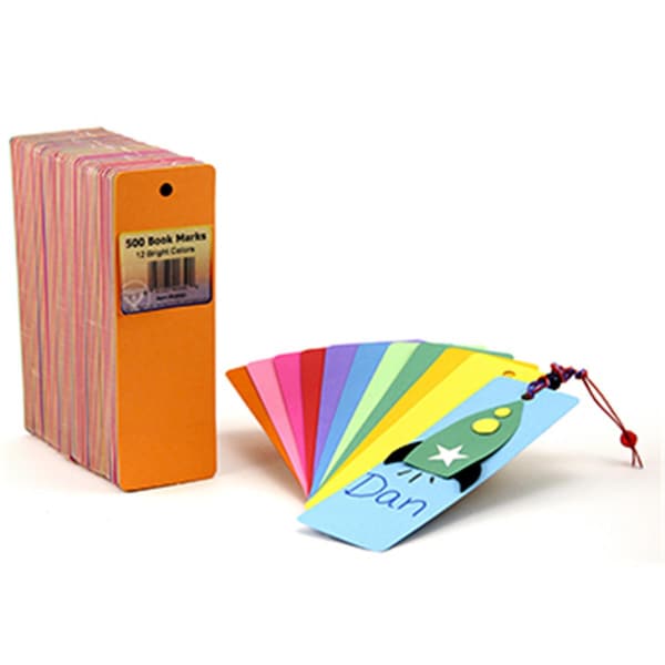 Hygloss Products . Bookmarks 2 X 6 Asstd Colors 500 HYG42650 - main